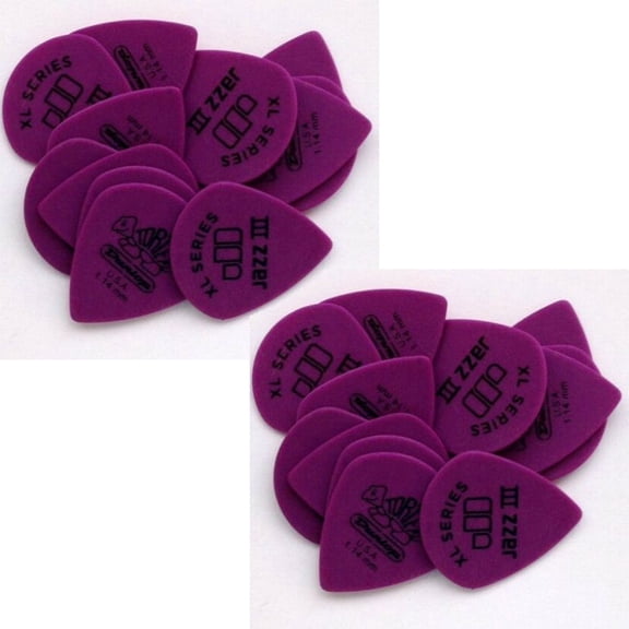 Dunlop Guitar Picks Jazz III XL 24 Pack 1.14 MM Light (498P1.14)