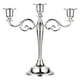 thumbnail image 2 of Candelabros de 3 velas para centros de mesa de boda Plata, 2 of 9