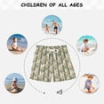 thumbnail image 6 of FORMRS Boys Swim Trunks Quick Dry Mesh Lining Beach Boardshorts, Sizes XS-XL, Olive Green Flowers, 6 of 7