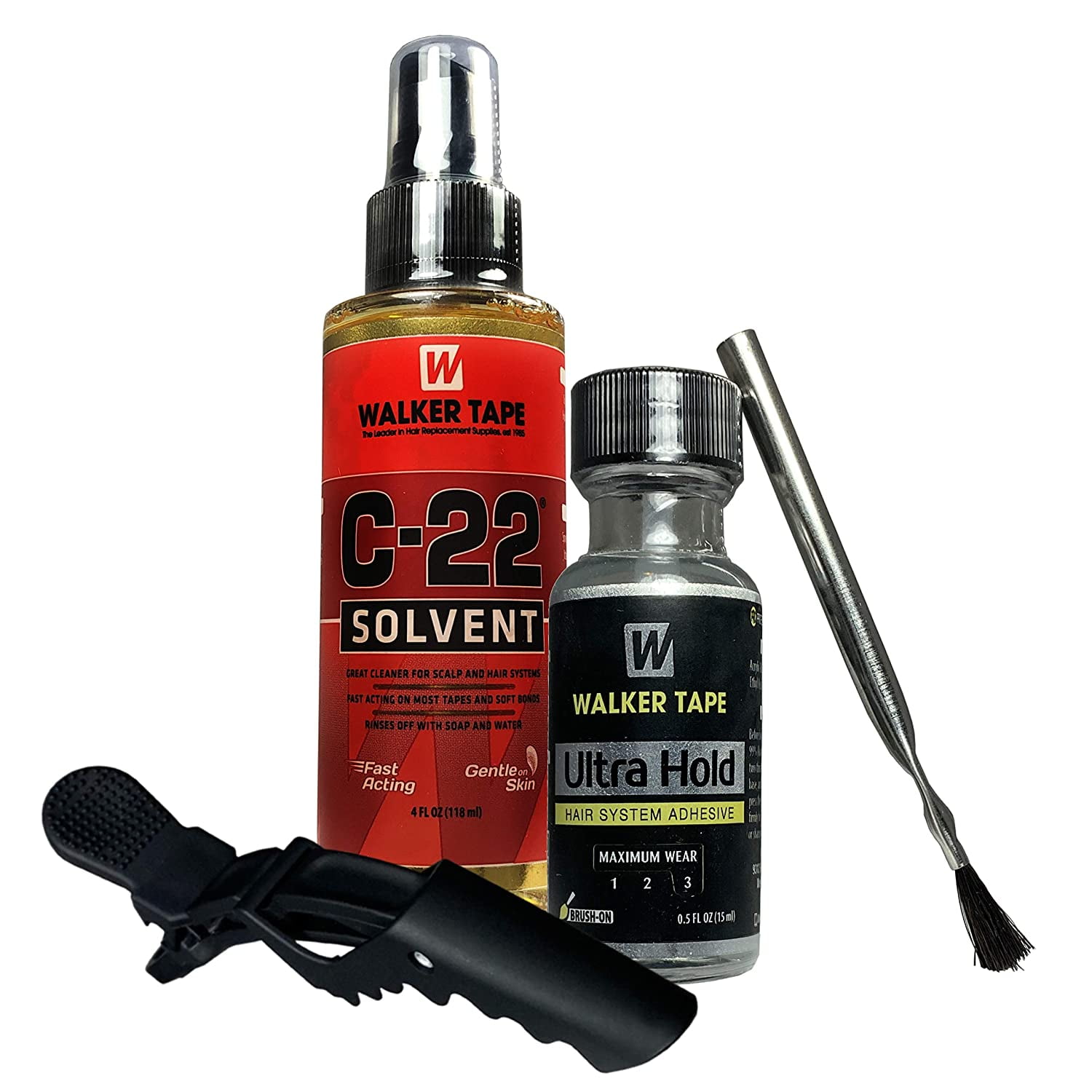 Ultra Hold Hair System Adhesive 0.5oz & C22 Citrus Solvent 4oz with