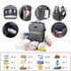 thumbnail image 3 of Mochila cambiador bebé, bolso pañales plegable y multipropósito, estación cambio impermeable y multi-función con colchón y puerto carga USB (gris), 3 of 3