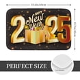 thumbnail image 2 of Honeii Happy New Year 2025 C Pattern Door Mat, Welcome Door Mats Outdoor Indoor, Stain and Fade Resistant, Non-Slip Entry Matfor Bedroom, Bathroom, Kitchen, 2 of 7