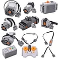 thumbnail image 2 of 32Pcs Power Function Kit Set Motor Battery Infrared-Remote-Control Receiver Train Adjustable Speed ​​Motor Parts, Motor Power Change Parts Compatible with mainbrands Technic-Parts, 2 of 3