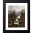 thumbnail image 2 of Josef Thoma 19x24 Black Modern Framed Museum Art Print Titled - Jager on the Waterfall, 2 of 5