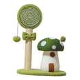 thumbnail image 2 of Milaget Cat Scratching Post Cat Grinding Paws Post for Interactive Training Exercise Green, 2 of 9