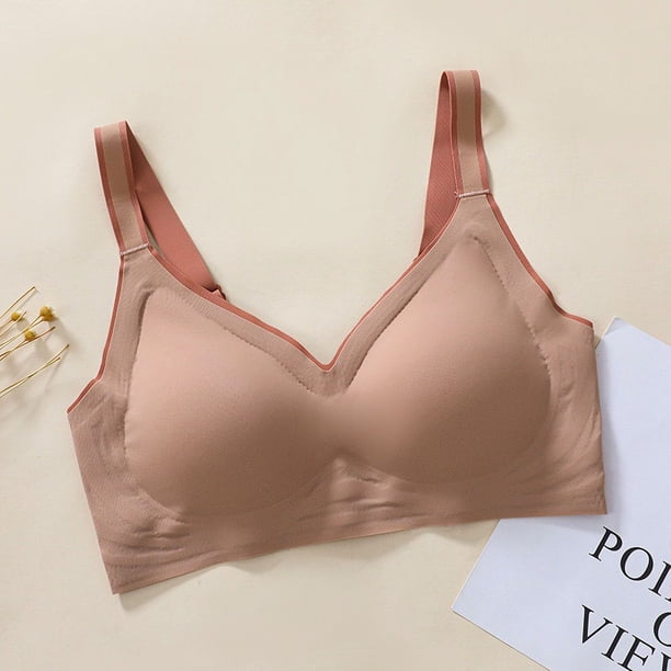 Ropa interior de látex con tiras de gelatina degradadas para mujer, anillo de acero sin costuras, chaleco deportivo de una pieza para dormir, sujetador fino