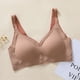 thumbnail image 1 of Ropa interior de látex con tiras de gelatina degradadas para mujer, anillo de acero sin costuras, chaleco deportivo de una pieza para dormir, sujetador fino, 1 of 1