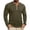 Army Green, variant on Long Sleeve T Shirts for Man Classsic Button V Neck Henley Shirts Comfortable Lightweight Mens Spring Fall Shirts Fashion Contrast Color Trim Pullover T Shirts Casual Slim Fit Basic Top M