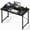 Black, variant on edx 40 inch Computer Desk Modern Writing Desk, Industrial Office Desk, Office Table for Small Spaces,Sturdy Laptop Table for Home Office, Rust