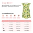 thumbnail image 3 of Balery Cute Dinosaurs Cartoon Camisón de princesa para niñas, pijama de algodón con mangas abullonadas, suave y bonito.-Medium, 3 of 6