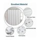 thumbnail image 2 of 180*210cm Extra Long Waffle Shower Curtain, Heavy Duty Fabric Shower Curtains with Waffle Weave Hotel Quality Bathroom Shower Curtains, 2 of 5