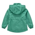 thumbnail image 4 of NOKIO Kids Breathable Raincoat, Little Boys Hooded Parka, Kids Boys Girls Winter Coat With Pocket Hooded Jacket Toddler Zipper Windproof Outwear Toddler Fall Outerwear Boys' Windbreaker Jackets, 4 of 4