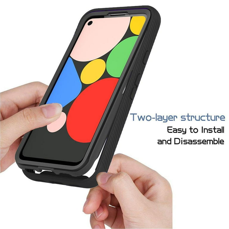 AMZER Google Pixel 4a Rugged Armor Hybrid Case, Heavy Duty