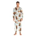 thumbnail image 6 of joogoo Highland Cattle Flower-w7 Unisex Adults Onesies Pajamas Jumpsuits L, 6 of 7