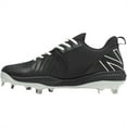 thumbnail image 4 of New Balance Mens Fuel Cell L4040v6 Low Metal Baseball Cleats Black/White 6, 4 of 6