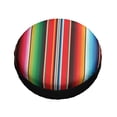 thumbnail image 3 of Kll Mexican Serape Blanket Stripes Tire Cover,Universal Wheel Tire Cover For Trailer, Rv, Suv, Truck,Camper And Many Vehicle,(15 Inch), 3 of 8