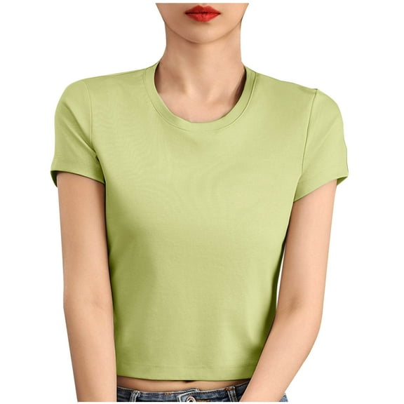Nmnitkp Womens Tops Adorned With V Neck Element Paired With Short Sleeve Tops in Soft Cotton Fabric for Casual Tops for Women’s Everyday Comfort & Womens Blouses