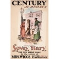 thumbnail image 2 of Florence Scovel Shinn 17x24 Black Ornate Framed Double Matted Museum Art Print Titled: Century for January, Lovey Mary (ca. 1890-1920), 2 of 5