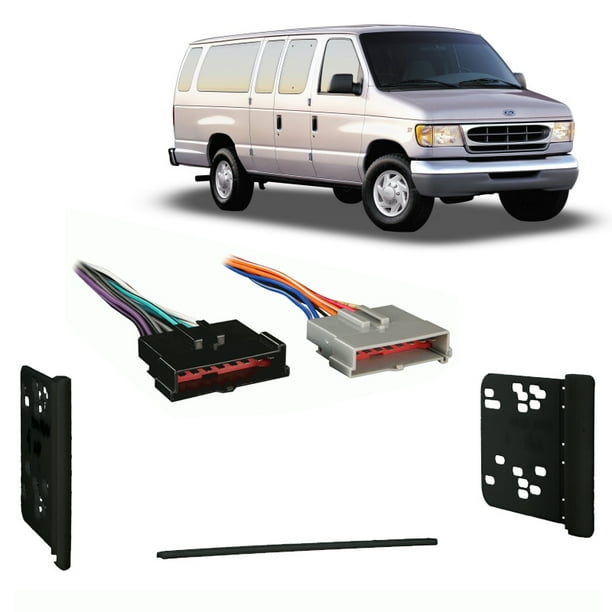 Charcoal Grey Dash Cover For 1997-2008 Ford Econoline Full Size Van - GS DASH