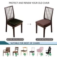 thumbnail image 6 of Cushion Covers for Dining Room Chairs - Elegant and Durable Dining Chair Slipcovers - and Revitalize Kitchen Chair Upholstery, 6 of 7