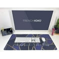 thumbnail image 6 of French Koko Large Desk Mouse Pad Desktop Mat Computer Accessories Pretty Mousepad Women 31"x15" Classic Chic Dark, 6 of 6