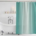 thumbnail image 4 of Turquoise Ombre Waterproof Fabric Shower Curtain,Modern Gradient Abstract Art Waterproof Fabric Shower Curtain for Bathroom Curtains Bathtubs Hotel Shower Curtains with 12 Hooks Stall 48x72in, 4 of 8