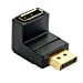 thumbnail image 3 of Cablecc Down Angled 90 Degree DisplayPort Male to Female Extension Adapter, 3 of 10