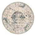 thumbnail image 3 of Unique Loom Chateau Collection Area Rug - Hoover (6' 1" Round Dark Blue/Beige), 3 of 7
