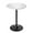 Marble White, variant on Sptwo 23.6'' Round Adjustable Height Wood Bar Pub Table Adjustable Range 27.5'' - 35.7'' Living Room Dining Room Bar Cocktail Table (Black)