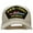 Khaki, variant on WWII Korea Veteran Fan Shape Patched Cotton Mesh Cap - White OSFM