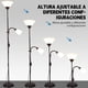 thumbnail image 5 of Lámpara de pie ajustable con luz de lectura,lamparas de pie led,lampara de pies para sala,dormitorio,estudio,asala de estudio, oficina,178cm de alto negro,american negro, 5 of 10