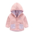 thumbnail image 2 of MeetoTime Children's Casual Long Sleeve Hooded Top Fall Winter Warm Zipper Coat for Kids Boys Girls, 2 of 7