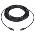 thumbnail image 1 of Cable de audio de fibra óptica Uxcell, cable óptico digital de 23.6FT, enlace óptico TOS, recto de plástico para TV DVD, negro, 1 of 6