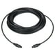 thumbnail image 1 of Cable de audio de fibra óptica Uxcell, cable óptico digital de 23.6FT, enlace óptico TOS, recto de plástico para TV DVD, negro, 1 of 6
