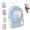 Blue, variant on 2026 New Rosy Posy Backpack, Cream Star Drawstring Backpack,16" Large Capacity Cute Kawaii Backpacks for School Travel