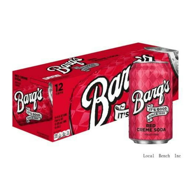 Red Creme Soda Cans, 12 Ounces Bundled By (12 Pack)