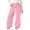 Pink, variant on ibiyuan Girls Wide Leg Sweatpants Straight-Fit Girls Joggers Size 8 Wide Leg Dress Pants Cargo Pants Girls Full Length Elastic Waist Long Trousers Y2k Streetwear Outdoor Pants