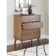 thumbnail image 4 of Mid-Century Four-Drawer Chest, 4 of 8