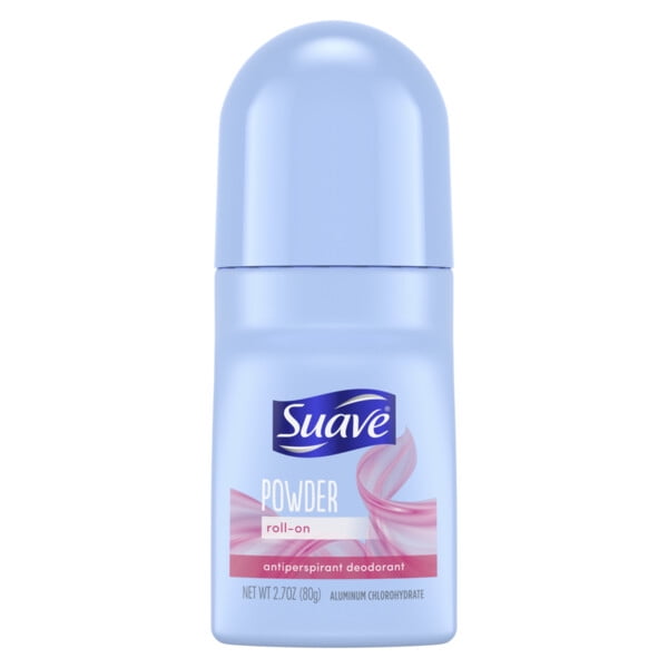 Suave RollOn Deodorant Powder, 2.7 oz