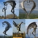 thumbnail image 5 of Caballo Rústico, Estatua Moderna, Arte De Metal, Estatua De Caballo Resistente Al Agua Para El Hogar, Estante De Libros, Chimenea, Decoración De Escritorio De Oficina Eigraketly HA041330-05, 5 of 6
