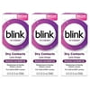3 Pack - Blink-N-Clean Lens Drops for Any Soft Contact Lens 0.5 FL OZ