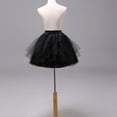 thumbnail image 3 of LICEWO Women Girls Solid Color Ballet Tulle Short Crinoline Petticoat Multi Layered Bal, 3 of 10