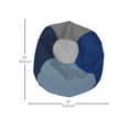 thumbnail image 3 of Factory Direct Partners SoftScape Classic Toddler Bean Bag, Navy Powder Blue,  22", 3 of 5