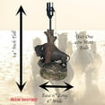 thumbnail image 2 of Urbalabs Western Cowboy Mighty American Buffalo Home On The Range End Table Standing Table Lamp Nightstands Living Room End Tables Lamps for Bedrooms Office (Buffalo), 2 of 6