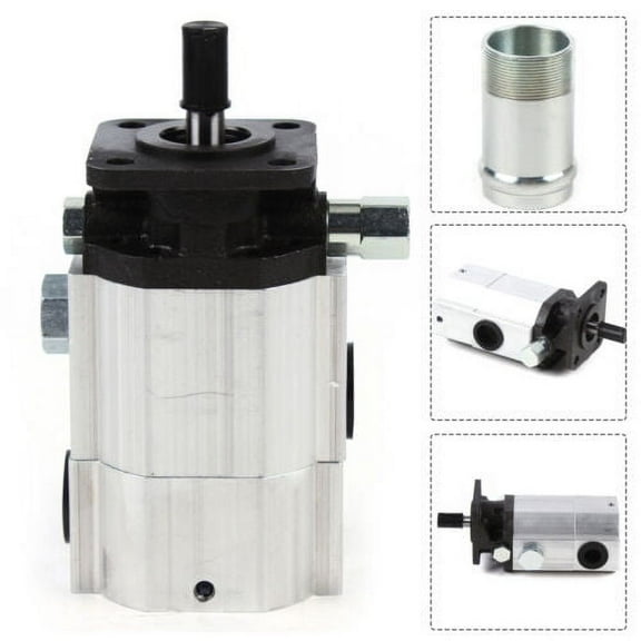 16GPM Hydraulic Log Splitter Pump 2 Stage Hi Lo Gear Pump Logsplitter For Wood
