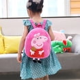 thumbnail image 2 of Mochila de peluche de PEPPA PIG y George para niños, bolsa de dibujos animados de alta calidad, juguete suave, 100% genuino, 2 of 5