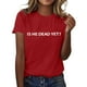 thumbnail image 1 of Camisetas para mujer Camiseta gráfica Camiseta de manga corta para verano, 1 of 4