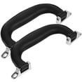 thumbnail image 4 of Shisuyan 2pcs Suitcase Handle Leather Luggage Case Leather Handle Toolbox Handle Supply, 4 of 9