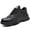 Black, variant on AUXDIQ Safety Trainers Men Women Steel Toe Cap Work Shoes Comfy Construction Industrial Sneakers