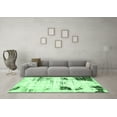thumbnail image 3 of Ahgly Company Indoor Rectangle Oriental Emerald Green Modern Area Rugs, 2' x 3', 3 of 4